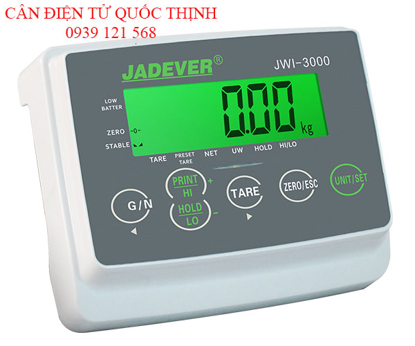 Hướng dẫn sử dụng cân điện tử Jadever JWI 3000